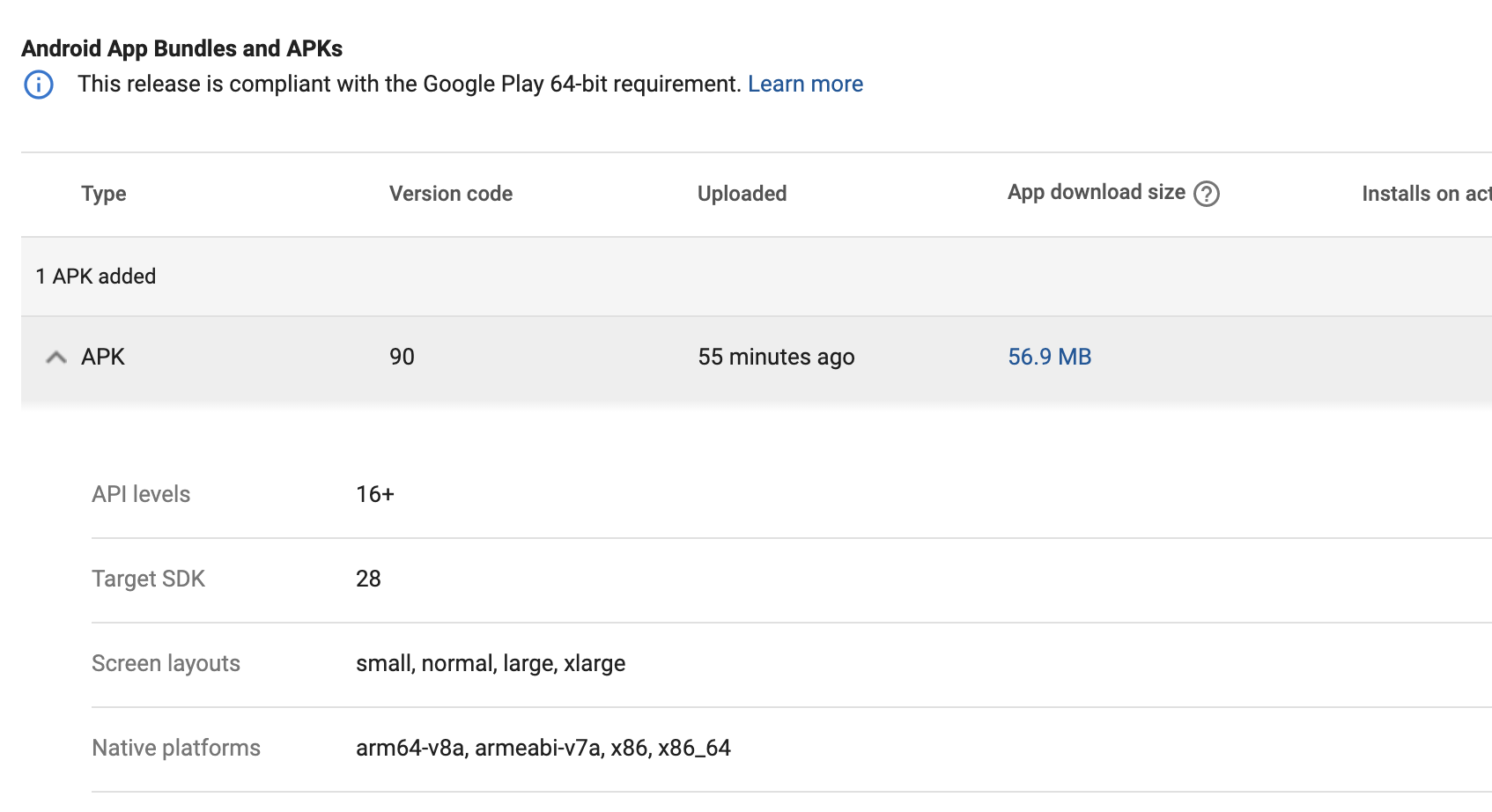 google play services 64 bit apk